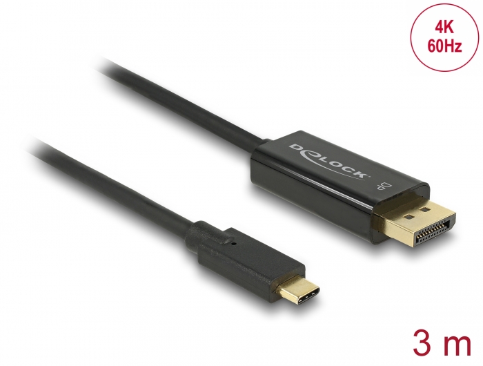 Delock Kabel USB-C auf DisplayPort 4K 60Hz 3m