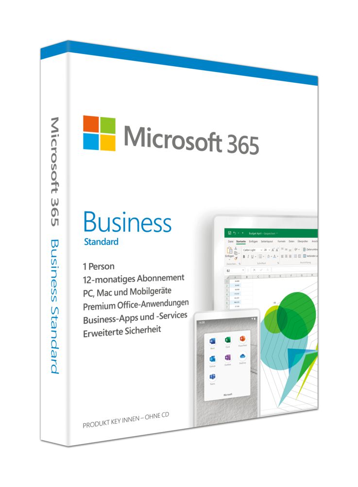 Microsoft 365 Business Standard (P8) dt Retail Sub